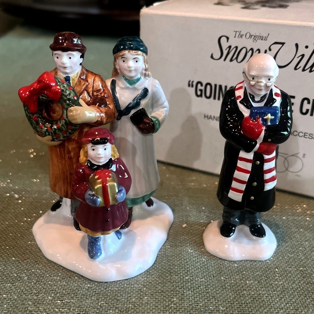 Dept 56 The Original Snow Village "Going to the Chapel" 5476-3-Excellent!